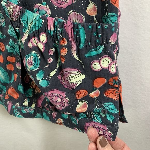 Duluth Trading Heirloom Gardening Vest Womens Size XL Vegetable Print Pockets - Picture 9 of 16